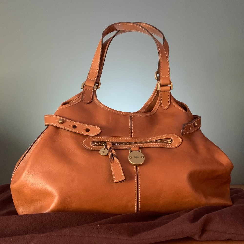 MULBERRY Authentic Joelle Tote Bag w/Shoulder Str
